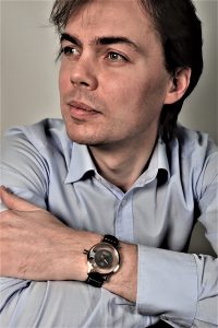 Image showing Holme Finnilä, founder, watchmaker, designer at Levenaig Watches