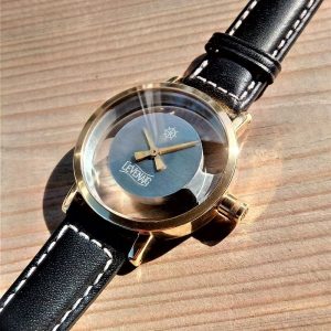 The largely transparent wristwatch Levenaig Lakeland 38
